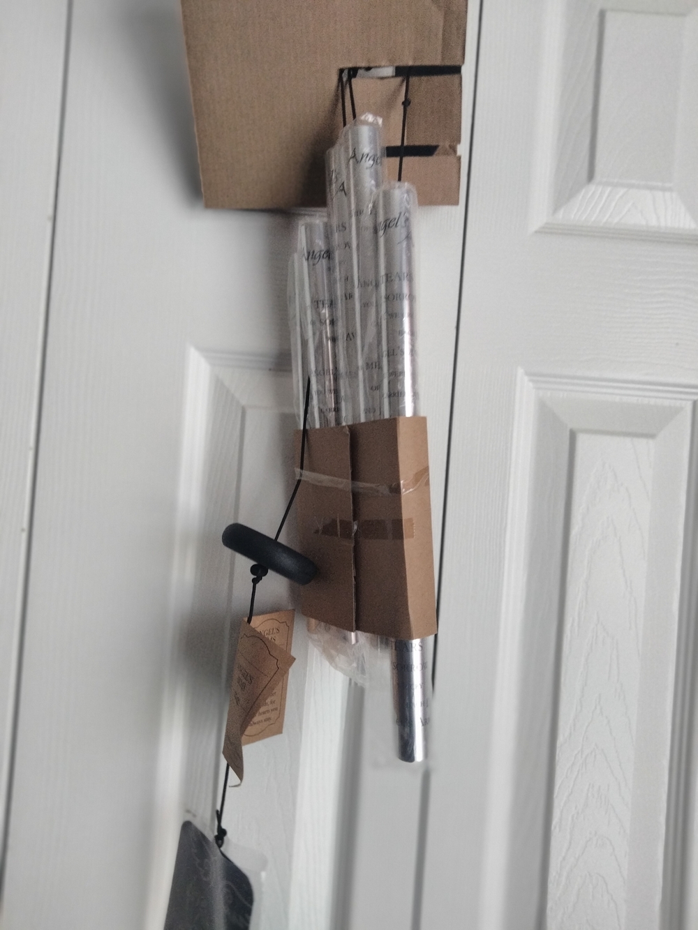 Silver Wind Chime Home Accent - Neutral Decor